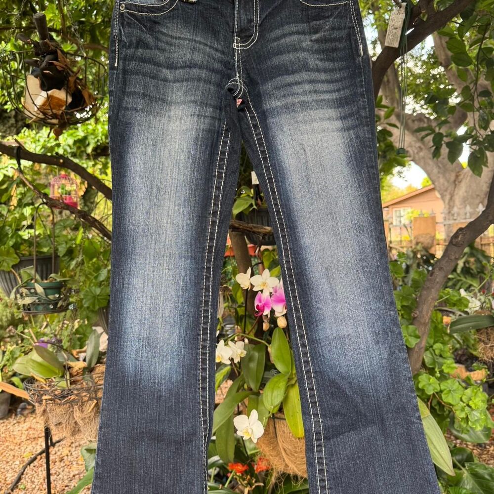 Rue-21 Women's Navy and Blue Jeans
